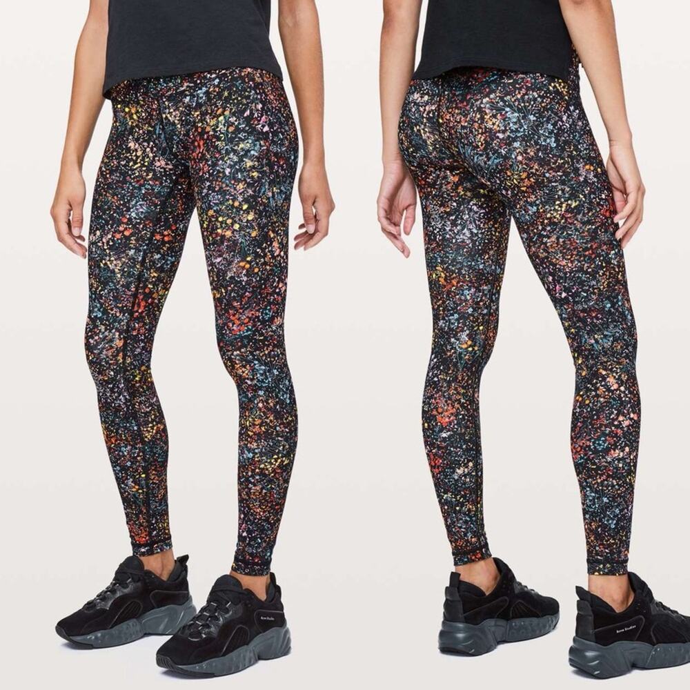 lululemon athletica Multicolor Patterned Leggings